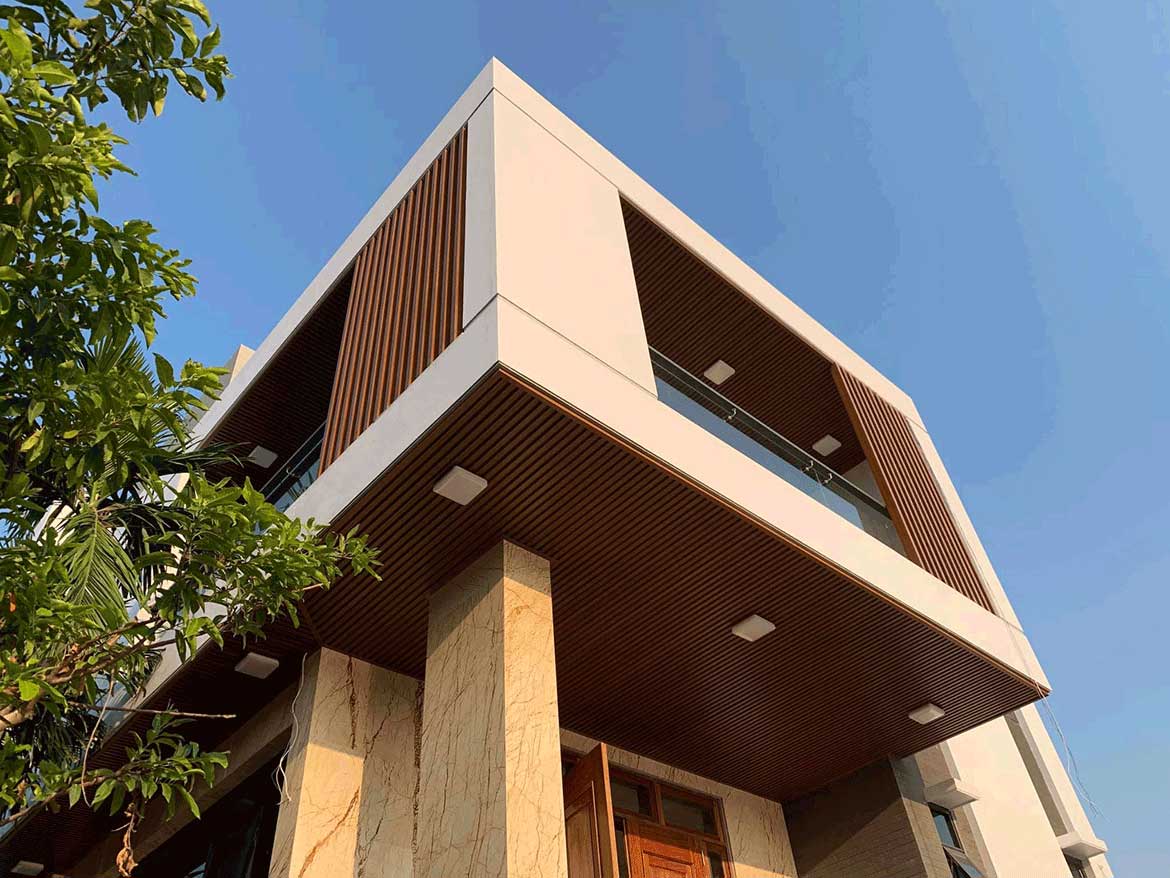 Nhựa ốp tường ngoài trời tại Hải Phòng