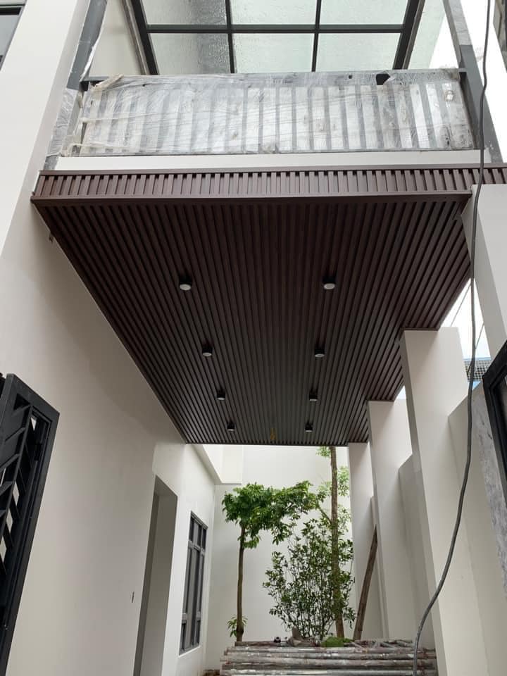 Trần ban công gỗ nhựa tại Hải Phòng