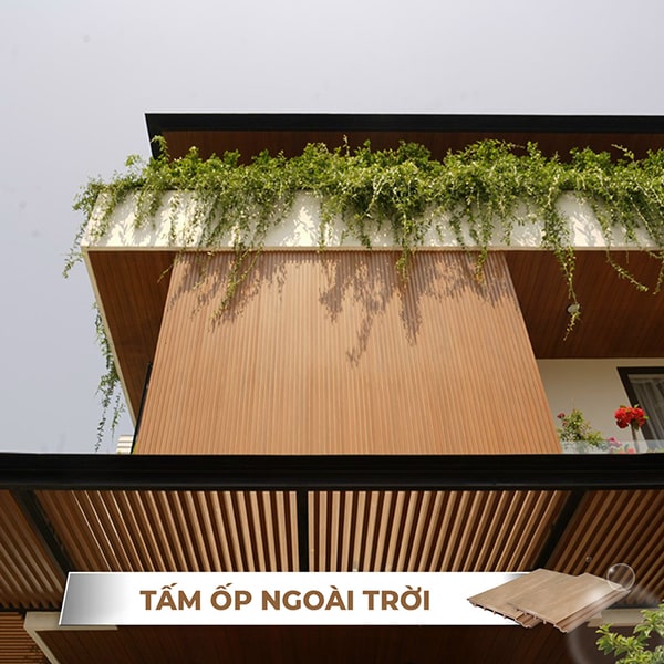 Trần gỗ nhựa ngoài trời tại Thuỷ Nguyên Hải Phòng