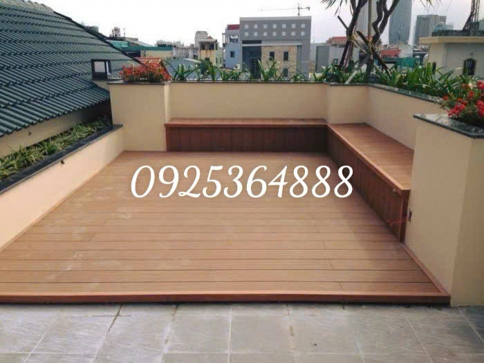 Thi công đóng sàn gỗ nhựa ngoài trời tại Hải Phòng