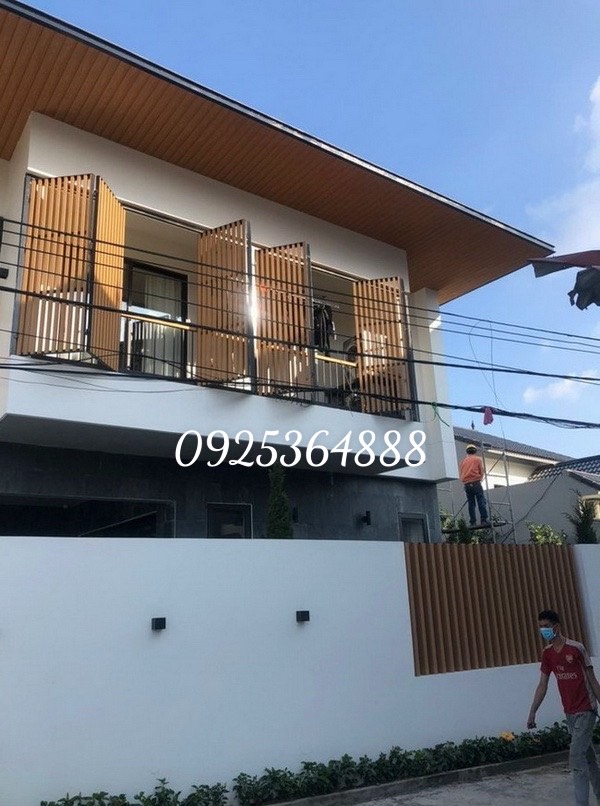 Gỗ nhựa ốp trần, ốp tường ngoài trời tại Hải Phòng