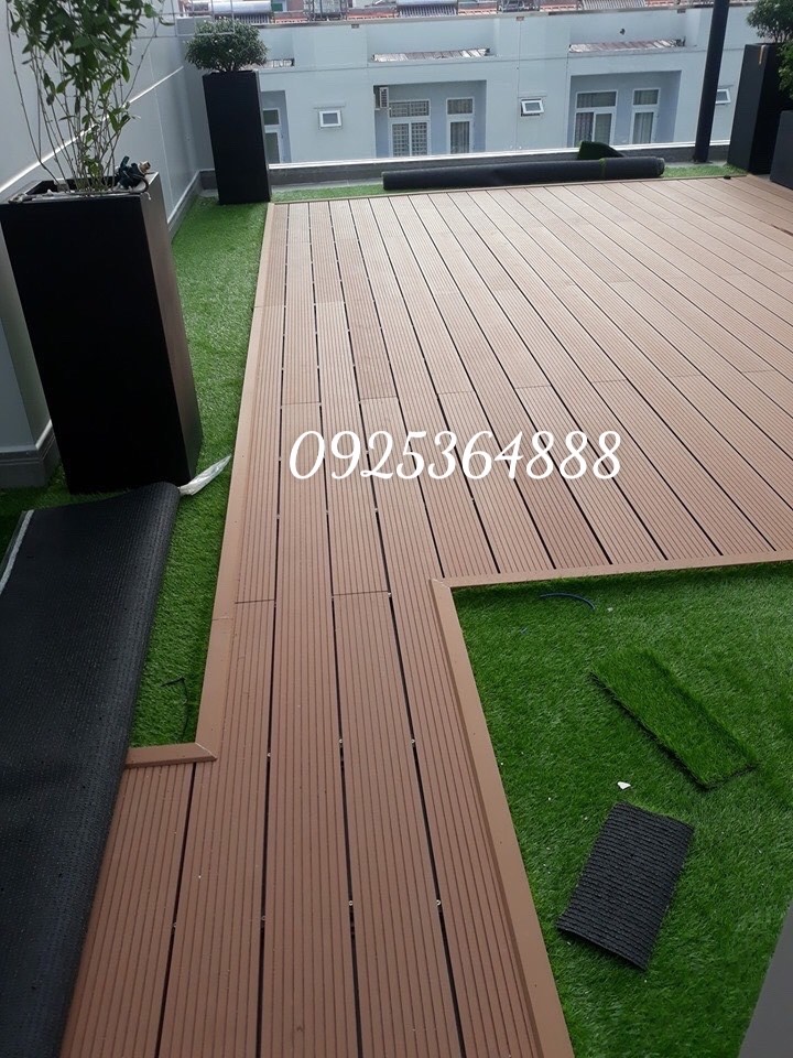 Sàn gỗ nhựa ngoài trời mã T7