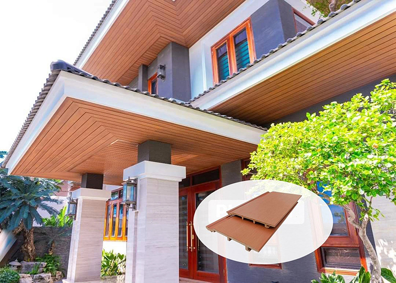 Trần gỗ nhựa ngoài trời tại An Dương Hải Phòng