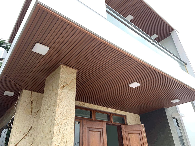 Trần gỗ nhựa ngoài trời mã T3