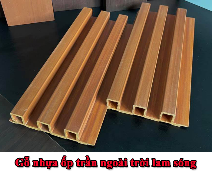 Trần gỗ nhựa ngoài trời tại Quảng Ninh