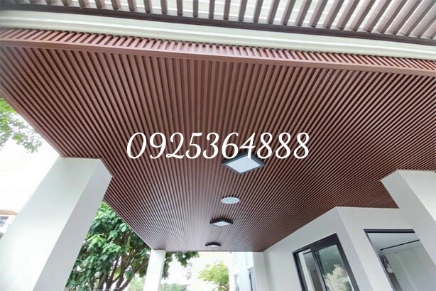 Cung cấp Trần gỗ nhựa ngoài trời tại Hải Phòng